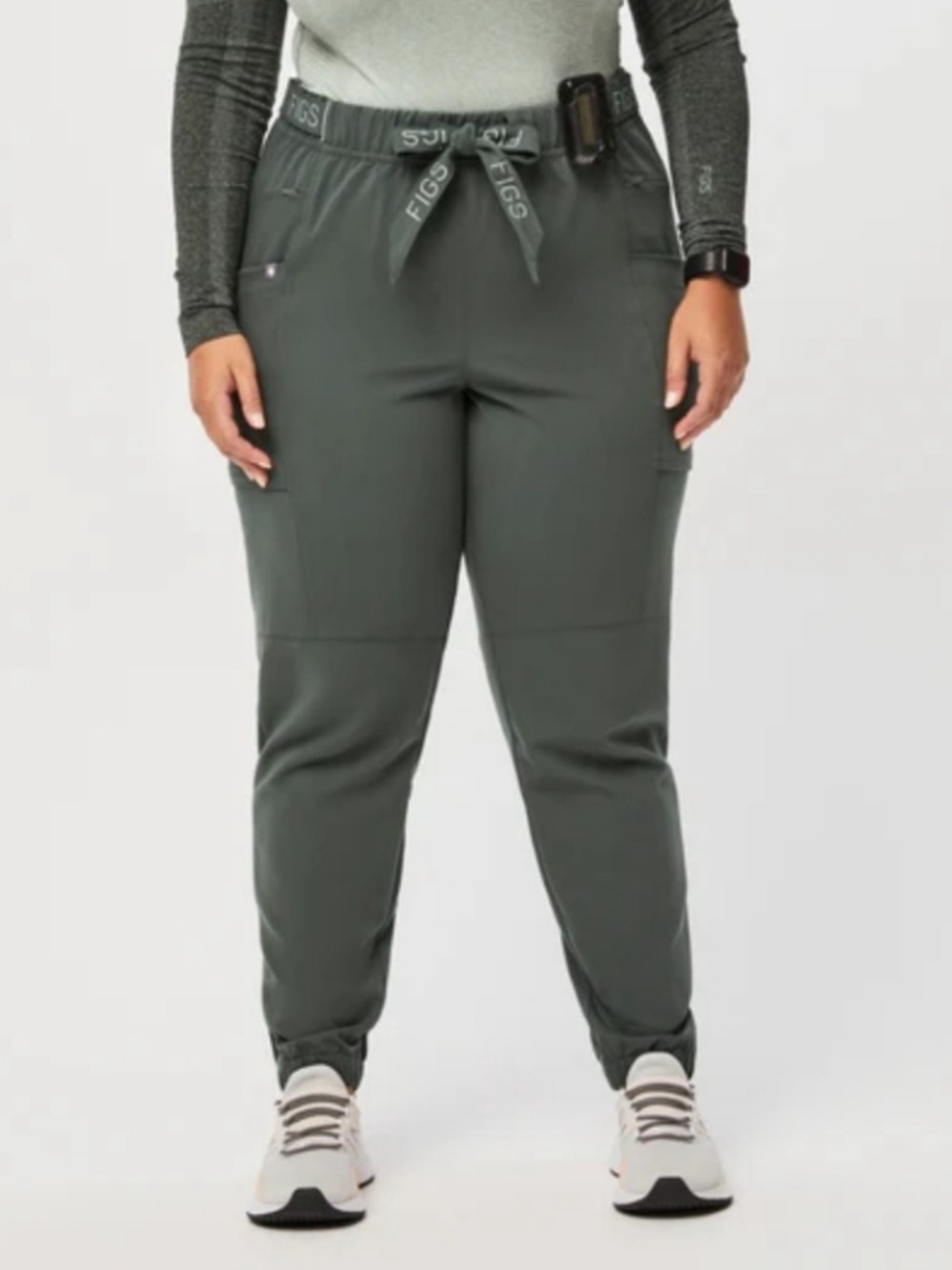 FIGS Winton High Waisted Cargo Jogger Scrub Pants Classic in Bonsai Sz XL Women